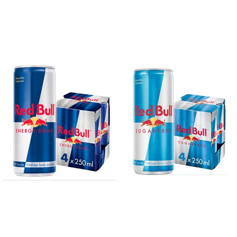 Red Bull Energy Can Drink Sugar Free From Europe 4X250ml Shopee Malaysia