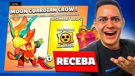 RECEBEU GRÁTIS A NOVA SKIN DO CORVO no BRAWL STARS YouTube