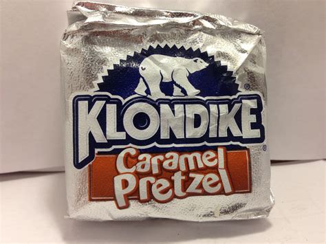 Crazy Food Dude: Review: Klondike Caramel Pretzel Ice Cream Bars