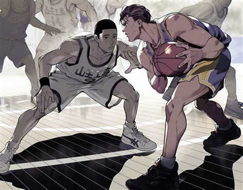 Sawakita Eiji And Maki Shin Ichi Slam Dunk Drawn By Qjzad3 Danbooru