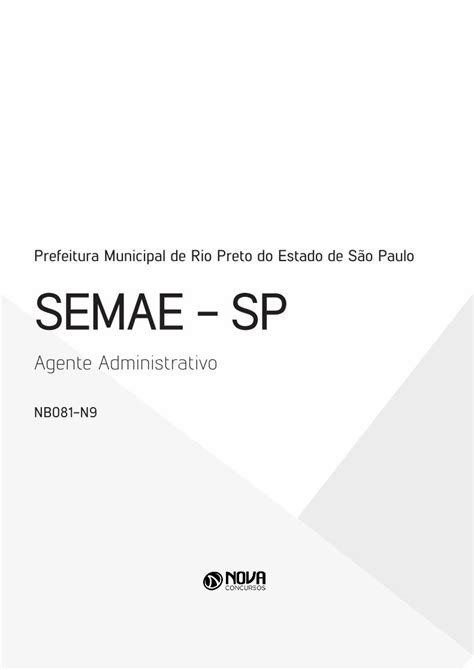 PDF Prefeitura Municipal de Rio Preto do Estado de São Paulo SEMAE