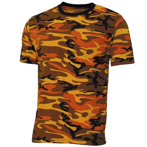 Koszulka T Shirt Mfh Streetstyle Orange Camo Sklep Militaria Pl