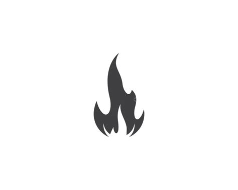 Fire Symbol Illustration Swirl Campfire Concepts Vector Swirl