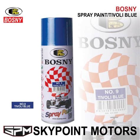 BOSNY SPRAY PAINT 9 TIVOLI BLUE FOR MOTORCYCLE 9132 020 Lazada PH