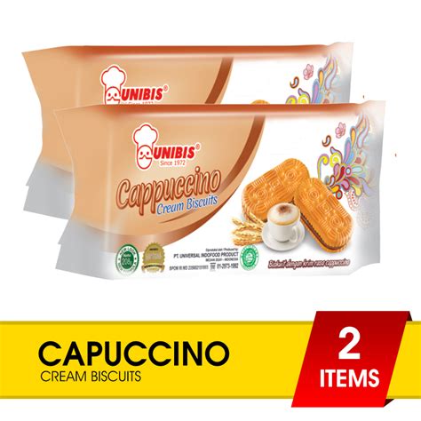 Jual Unibis Rose Cappuccino Cream Sandwich 208 G 2 Pcs Shopee Indonesia