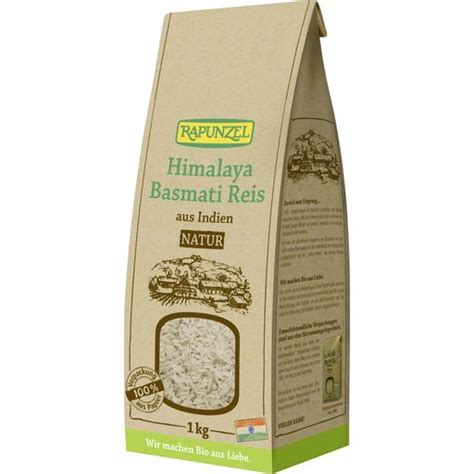 Rapunzel Bio Himalaya Basmati Reis Natur Vollkorn Piccantino