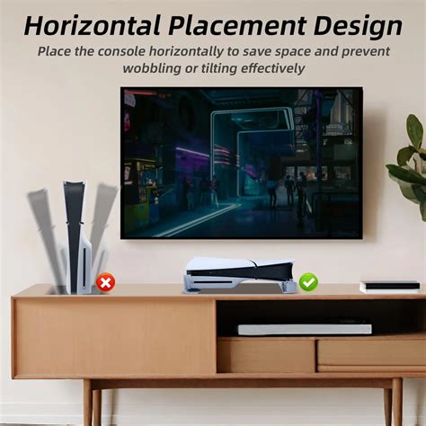 Aolion Horizontal Stand For Ps Slim Protective Base For Ps Slim De