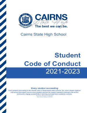 Fillable Online Cairnsshs Eq Edu Cairns State High School Fax Email