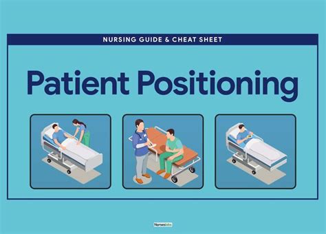 Patient Positioning Guidelines And Nursing Considerations Cheat Sheet