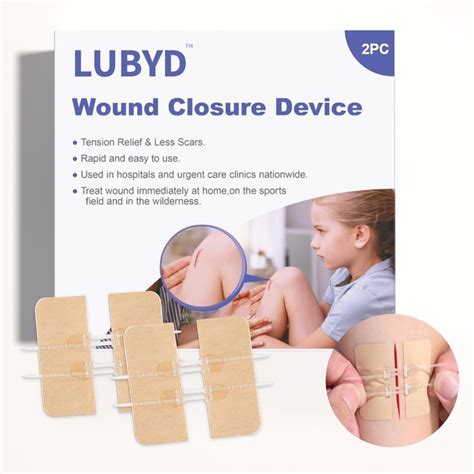 Amazon Lubyd Zip Sutures Emergency Laceration Closures Kit Skin