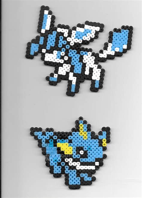 Glaceon Vaporeon Perler Beads By KIMMON On DeviantArt