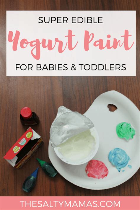 Edible Yogurt Finger Paint- Making Toddler Art Taste-Safe (AND FUN!)