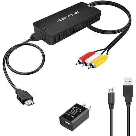 Amazon Dingsun Hdmi To Rca Converter Hdmi To Av Adapter Hdmi To