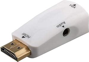 Goobay 44793 Kompakter HDMI VGA Adapter Inkl Audio HDMI Stecker Auf