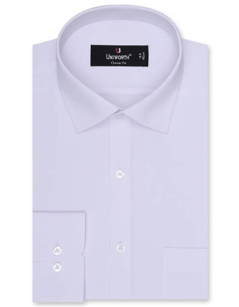 White Formal Shirt for Men