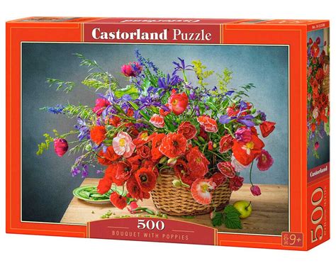 Comprar Puzzle Castorland Ramo Con Amapolas De 500 Piezas Castorland