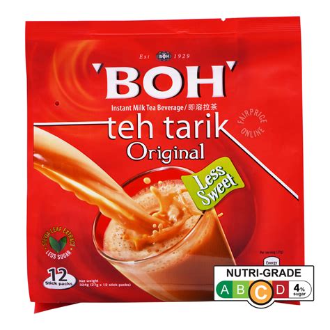 BOH Teh Tarik Instant Milk Tea Beverage Original NTUC FairPrice