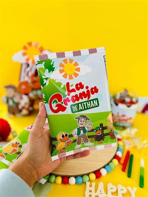 La Granja De Zen N Chip Bag La Granja De Zen N Birthday La Etsy