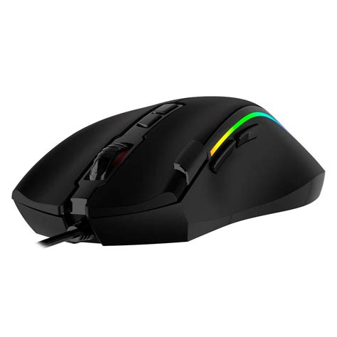 Mouse Gamer C Tech Fury Dpi Led Rgb Preto Mg Bk Mixpel