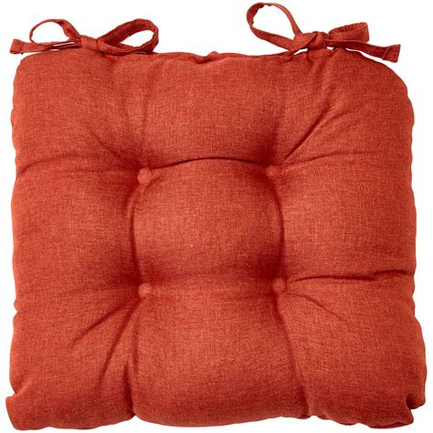 Terracotta Button Effect Seat Pad Scott S Of Stow