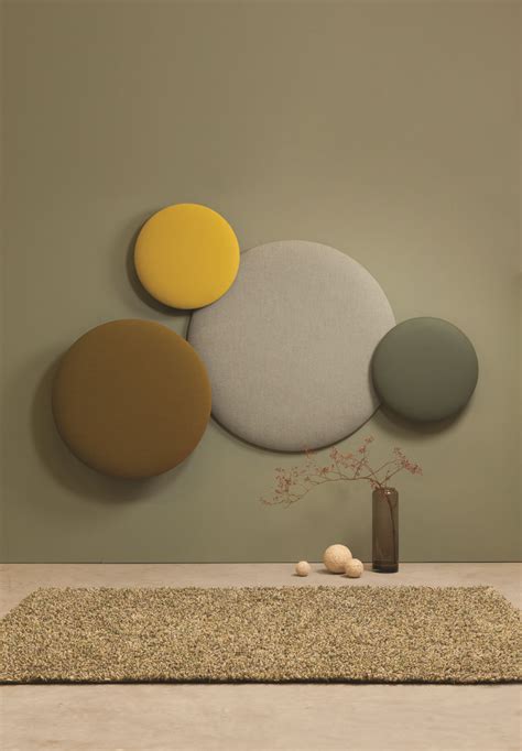 Pillow Round Cascando In Acoustic Wall Panels Wall Paneling