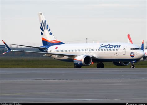 TC SMD SunExpress Boeing 737 8 MAX Photo By G Najberg ID 1519494