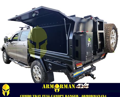 Combo Aluminium Tray Canopy 1700 Ranger ARMORMAN4X4 Armorman 4x4