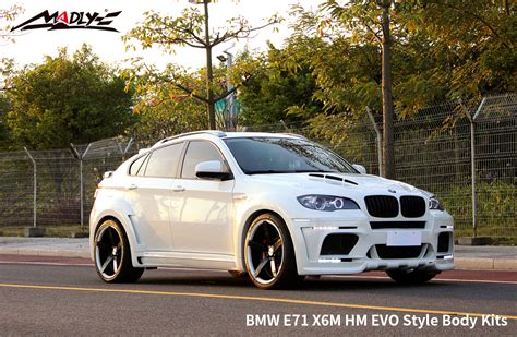 2008 2014 Bmw E71 X6x6m Hm Evo M Style Body Kit With Middle Flat