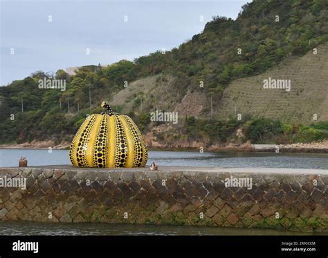 An Artwork Pumpkin Created By A Japanese Avant Garde Artist Yayoi