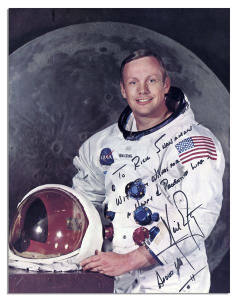 Lot Detail Neil Armstrong Signed Photo