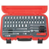 Shop Kennedy Pro 46PC Mm Af Socket Set 1 4 Square Drive Tools