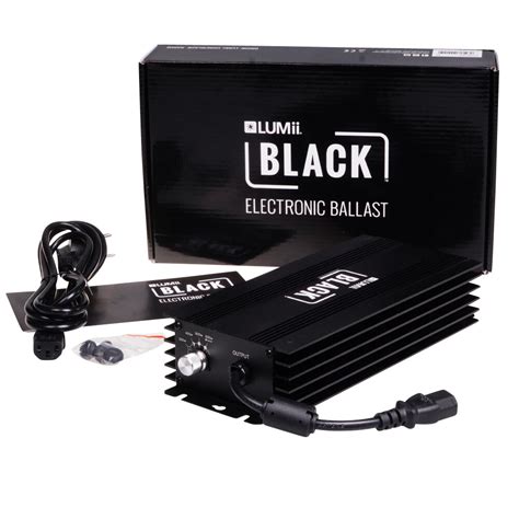 Lumii Black Electronic Ballast 600 Watt Dimmable Growland Se