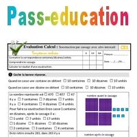 Soustraction Par Cassage Avec Z Ro Intercal Examen Evaluation