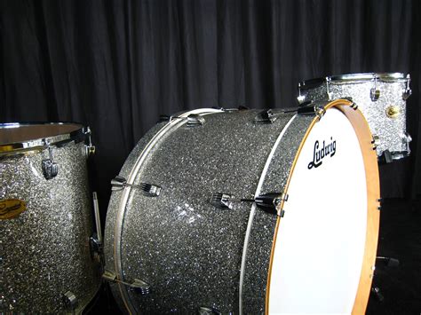 Ludwig Centennial Zep Shell Set Silver Sparkle — Schlagzeug Shop Glanzmann Ag — Schlagzeug Shop