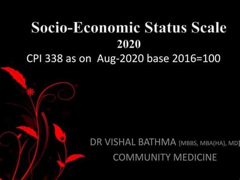 Socioeconomic Status Scale Ppt Ppt