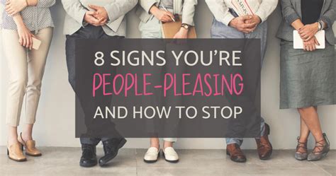 8 Signs Youre People Pleasing And How To Stop People Pleasing Barb