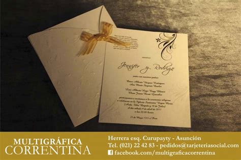 SENCILLO Y ELEGANTE Invitación Sobre con relieve y escote Aplique