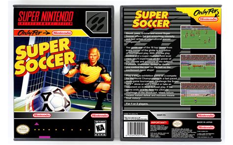 Gaming Relics Super Nintendo Vertical Style Super Soccer