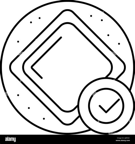 Wear Polyurethane Dressing Line Icon Vector Illustration Stock Vector
