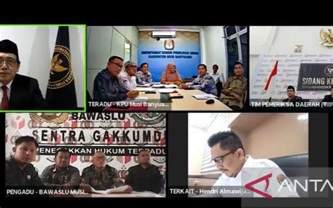 Diduga Melanggar Kode Etik Komisioner Kpu Musi Banyuasin Diperiksa Dkpp