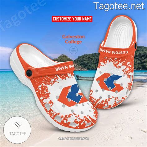 Galveston College Logo Crocs Clogs - BiShop - Tagotee