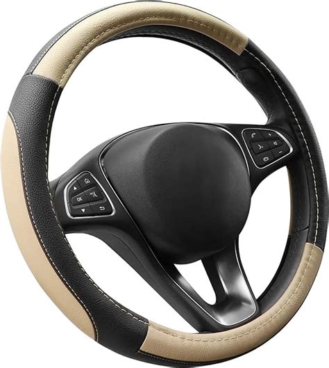 Cofit Microfiber Leather Steering Wheel Cover Breathable Anti Slip