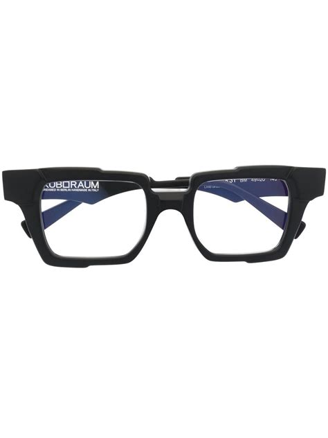 Kuboraum Square Frame Optical Glasses Farfetch