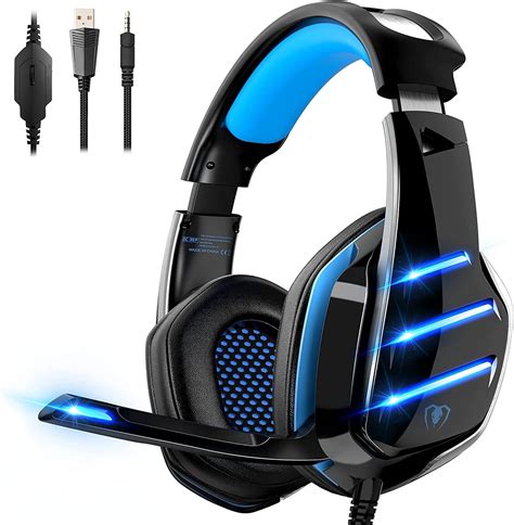 Beexcellent Gaming Headset For Ps4 Ps5 Switch Xbox One Pc With Rgb