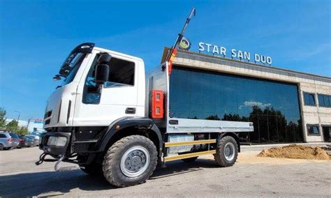 IVECO EUROCARGO 4x4 ML110 HMF 202 EURO 6 Kran Crane Platform Truck For