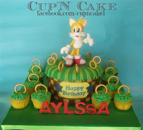 Tails Cake From Sonic The Hedgehog Sonic Birthday Parties Sonic