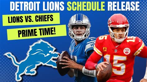 Detroit Lions News Rumors Detroit Lions Schedule Release Watch Party