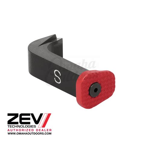 Zev Extended Mag Release Glock Gen 3 Red Cerakote Omaha Outdoors