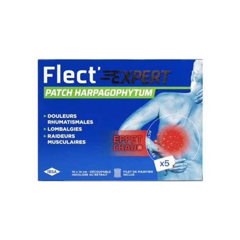 GENEVRIER Flect Expert Patch Harpagophytum 5 Patchs Parapharmacie