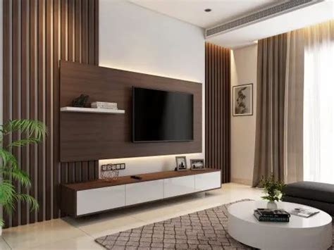 wooden TV Wall Cabinet, Laminate Finish at Rs 650/square feet in ...